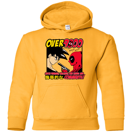 Sweatshirts Gold / YS Over 9000 Youth Hoodie