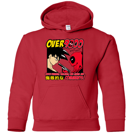 Sweatshirts Red / YS Over 9000 Youth Hoodie