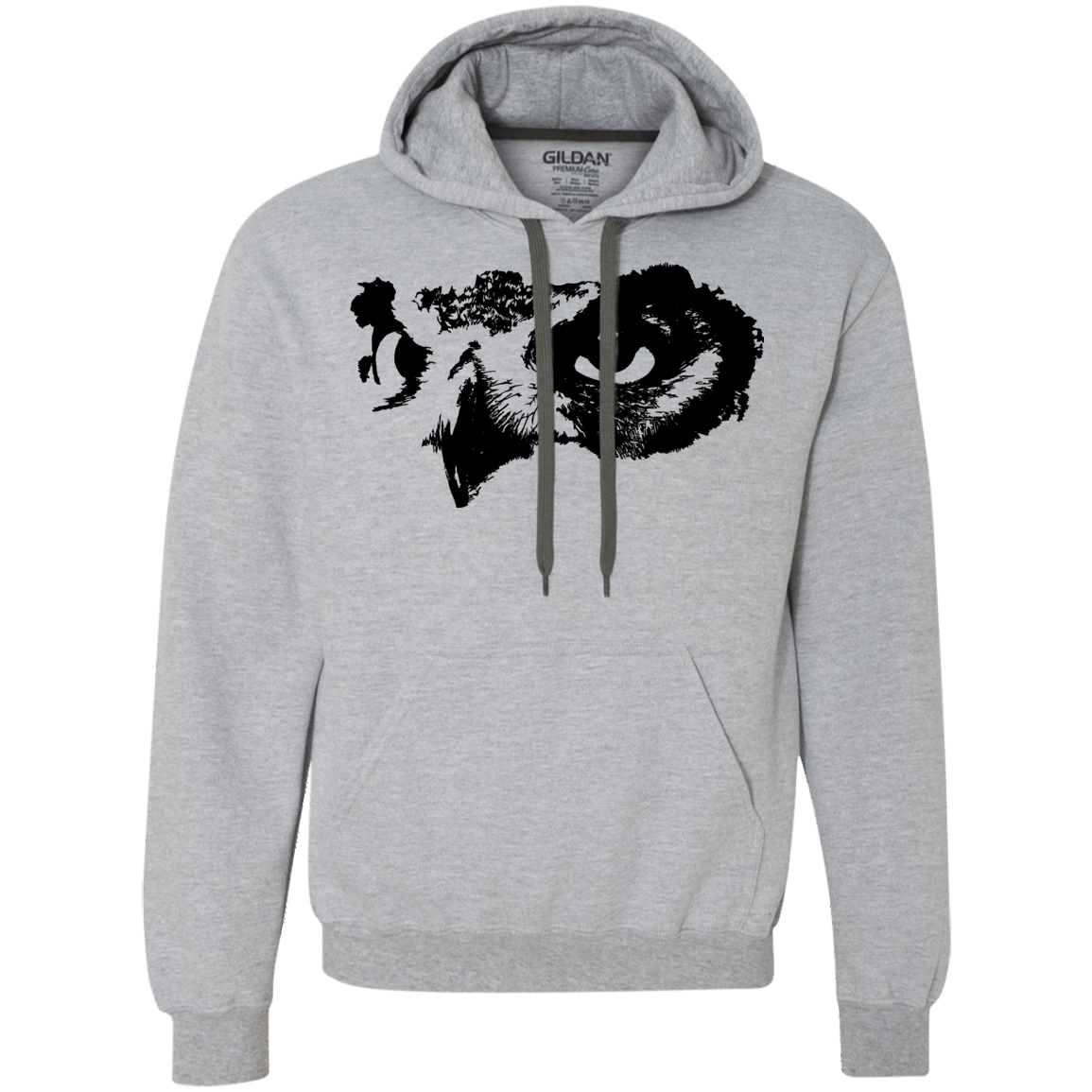 Sweatshirts Sport Grey / S Owl Eyes Premium Fleece Hoodie