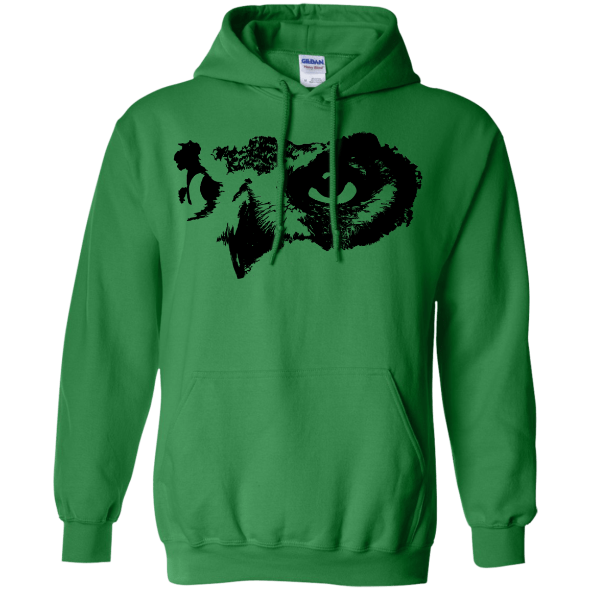 Sweatshirts Irish Green / S Owl Eyes Pullover Hoodie
