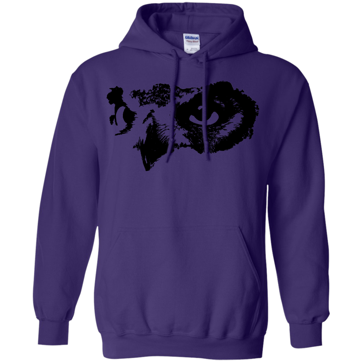 Sweatshirts Purple / S Owl Eyes Pullover Hoodie