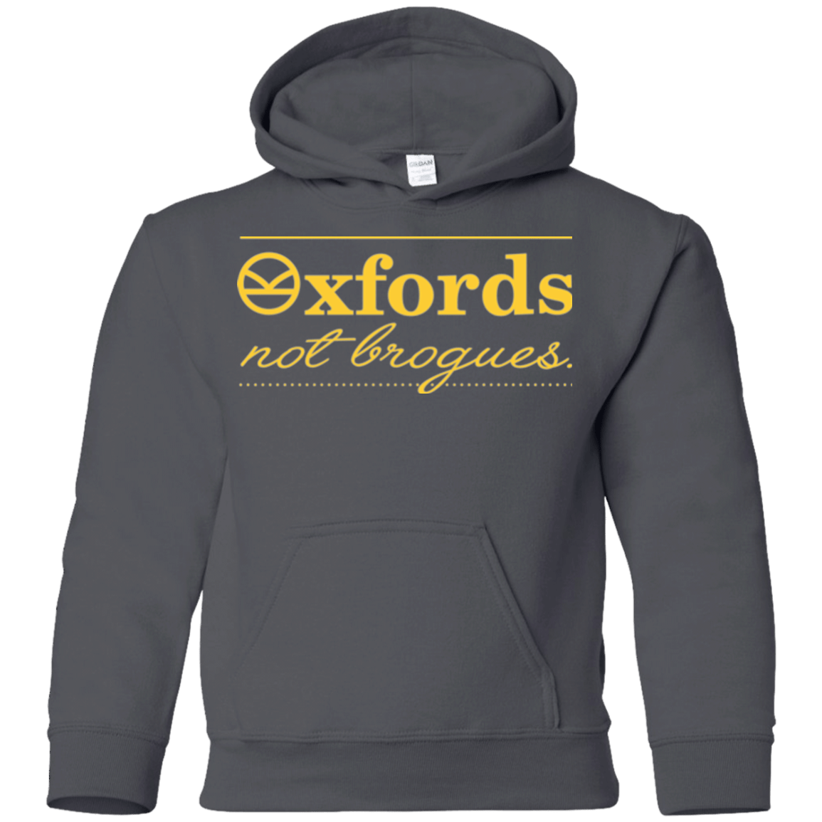 Oxfords Not Brogues Youth Hoodie