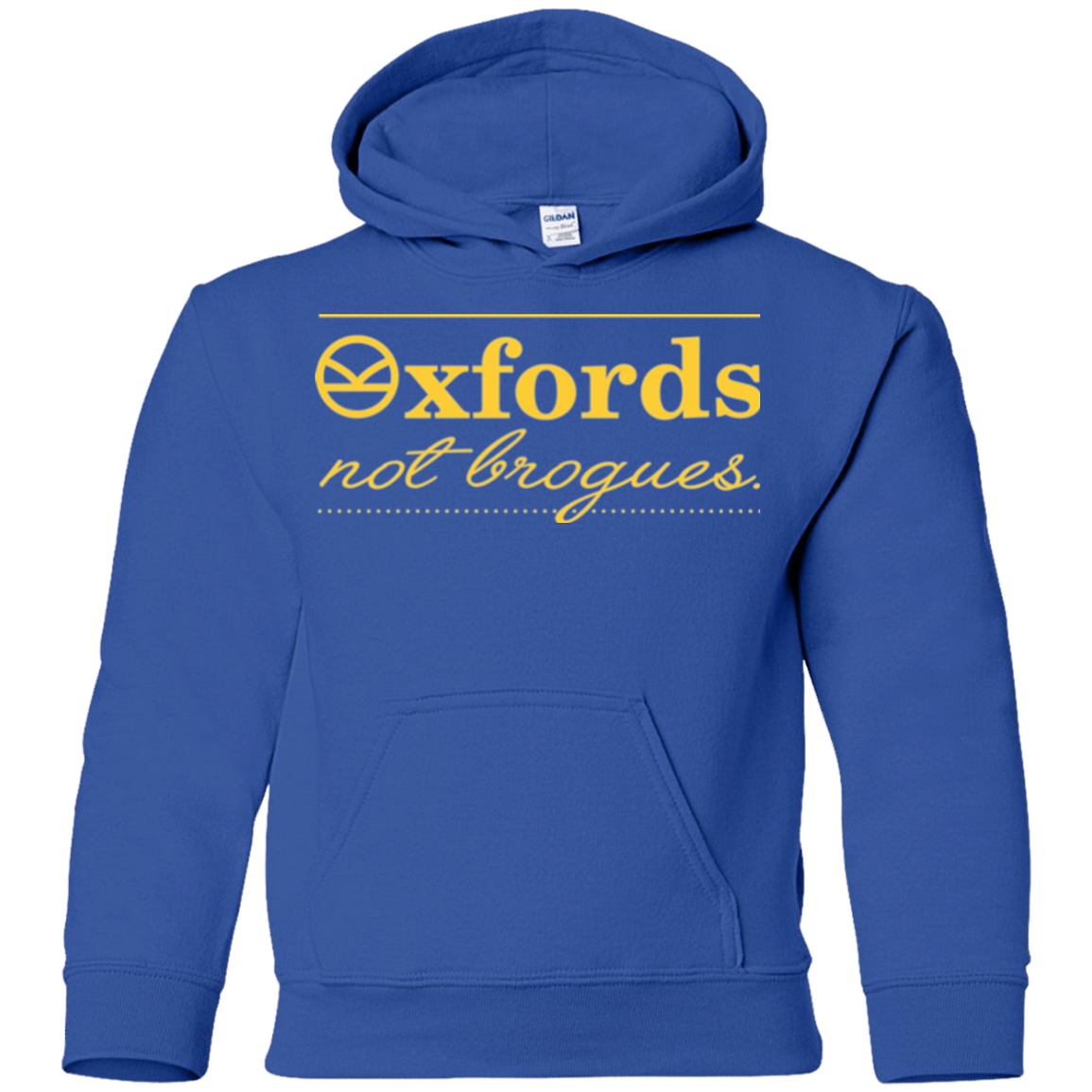 Sweatshirts Royal / YS Oxfords Not Brogues Youth Hoodie