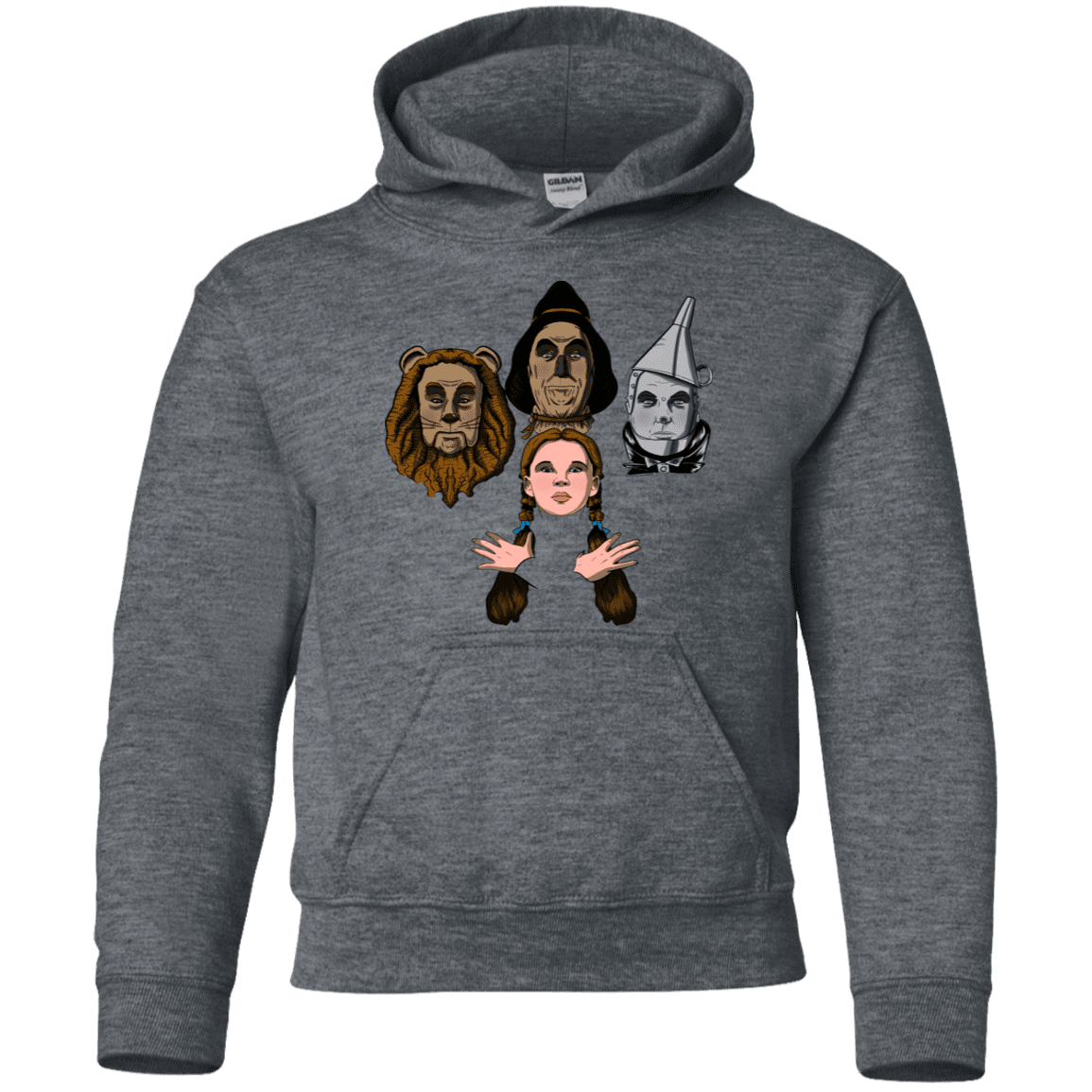 Sweatshirts Dark Heather / YS Oz Rhapsody Youth Hoodie