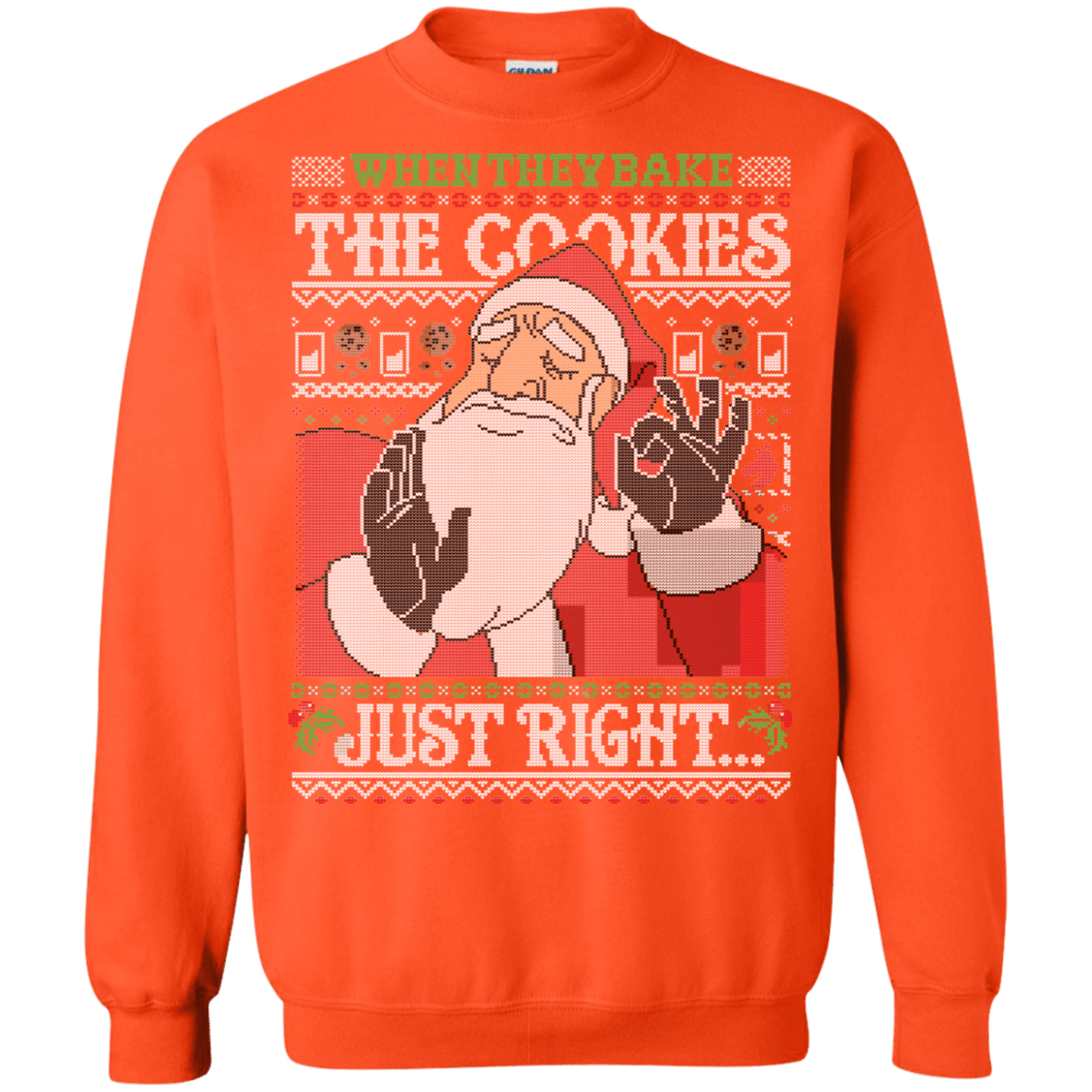 Sweatshirts Orange / Small Pacha Santa ugly sweater Crewneck Sweatshirt