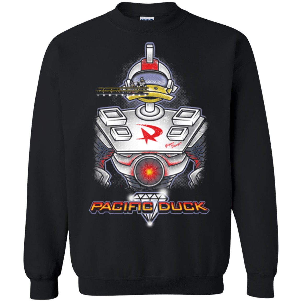 Sweatshirts Black / S Pacific Duck Crewneck Sweatshirt