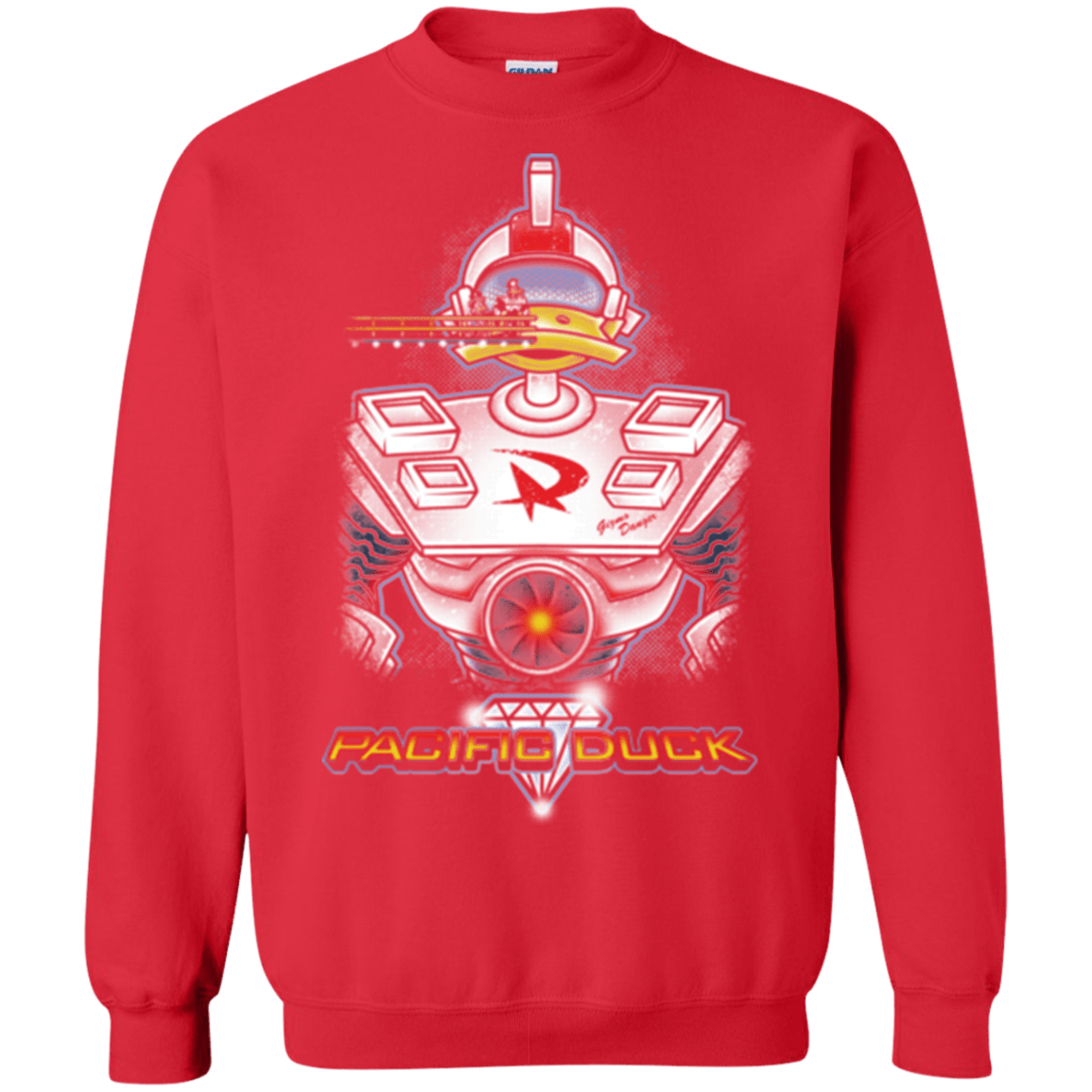 Sweatshirts Red / S Pacific Duck Crewneck Sweatshirt