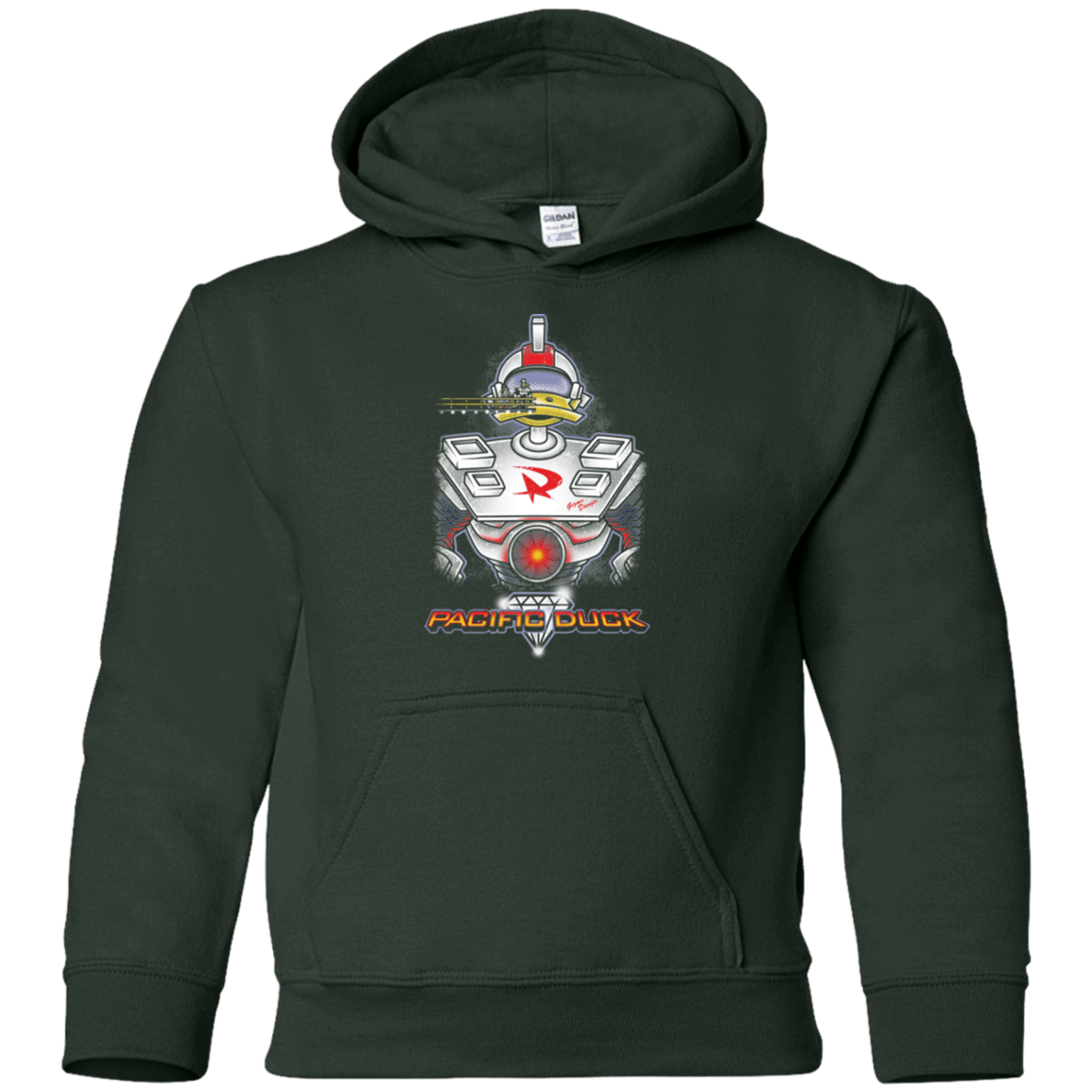 Sweatshirts Forest Green / YS Pacific Duck Youth Hoodie