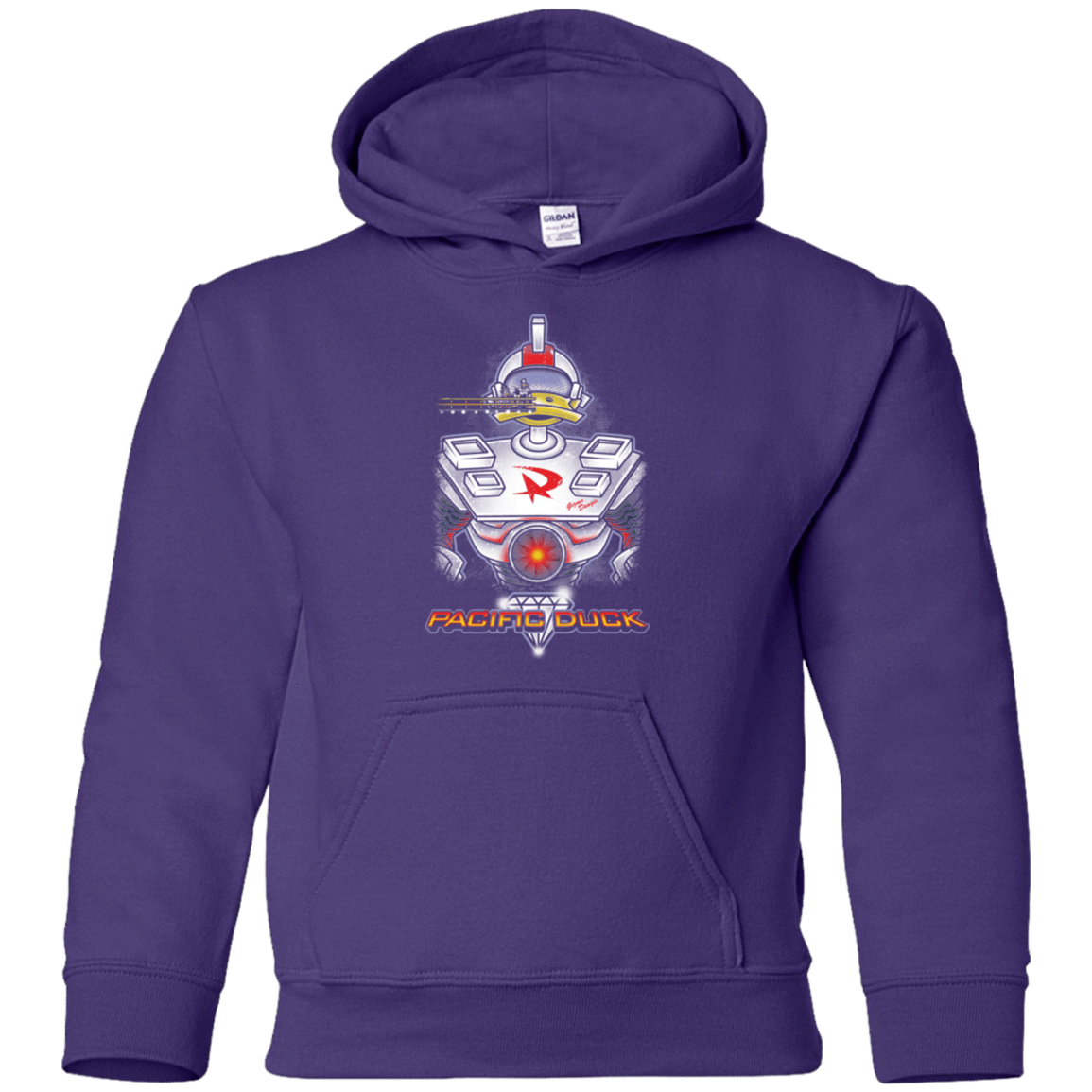 Sweatshirts Purple / YS Pacific Duck Youth Hoodie