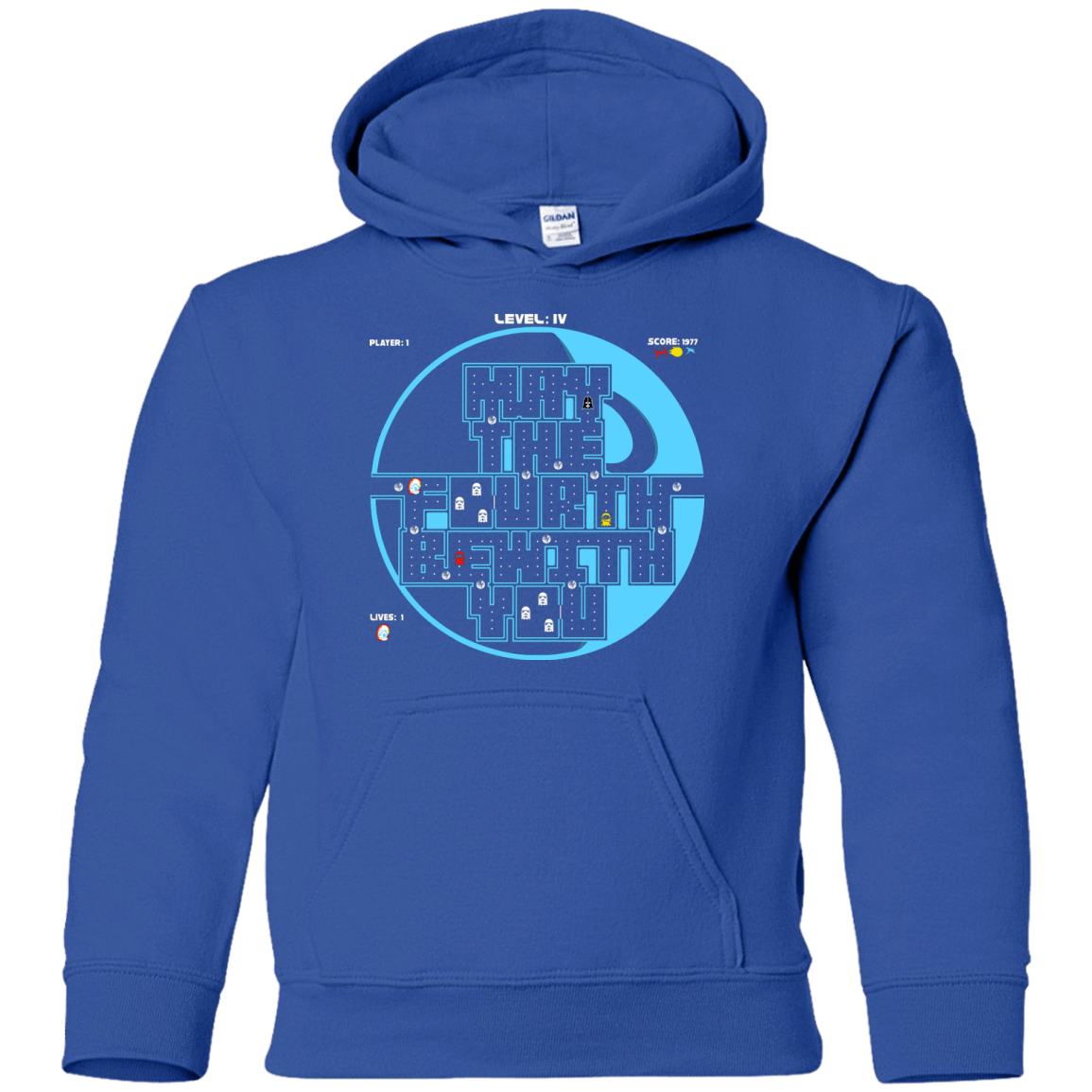 Sweatshirts Royal / YS Pacman May The Fourth Youth Hoodie