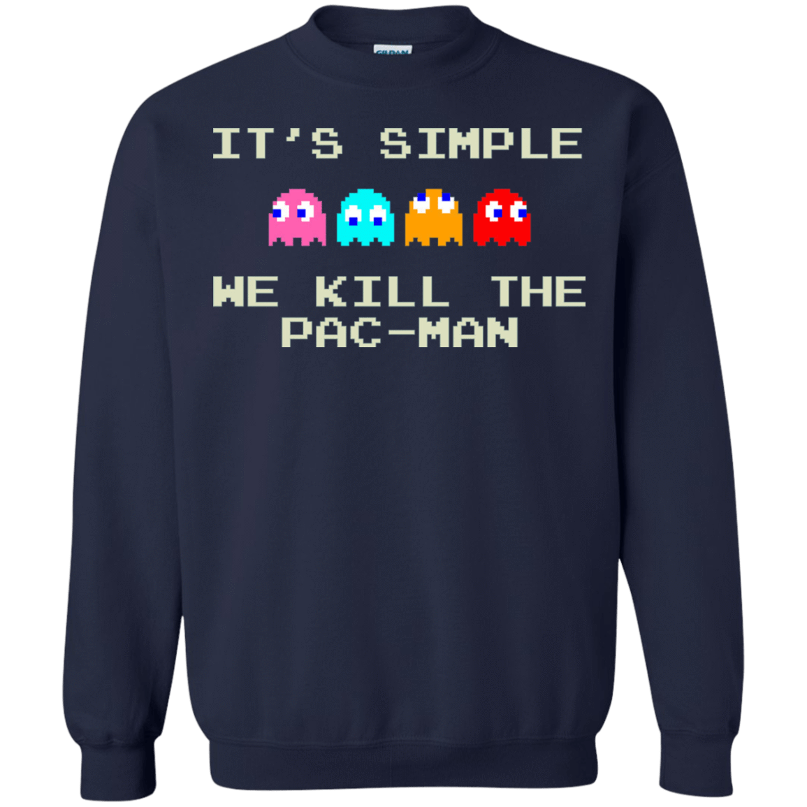 Sweatshirts Navy / S Pacmanok Crewneck Sweatshirt