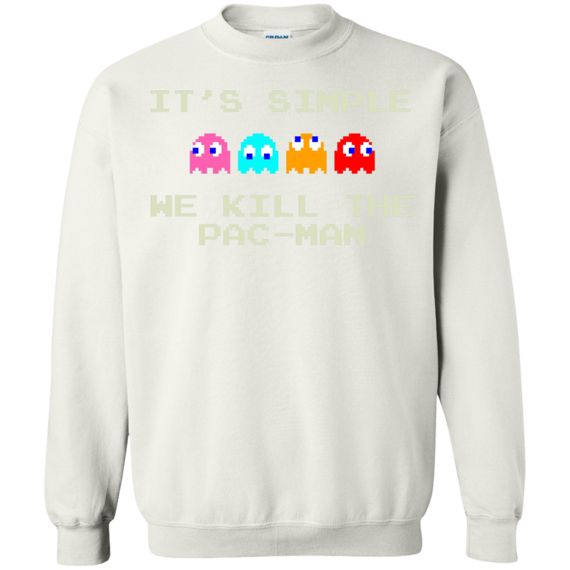 Sweatshirts White / S Pacmanok Crewneck Sweatshirt