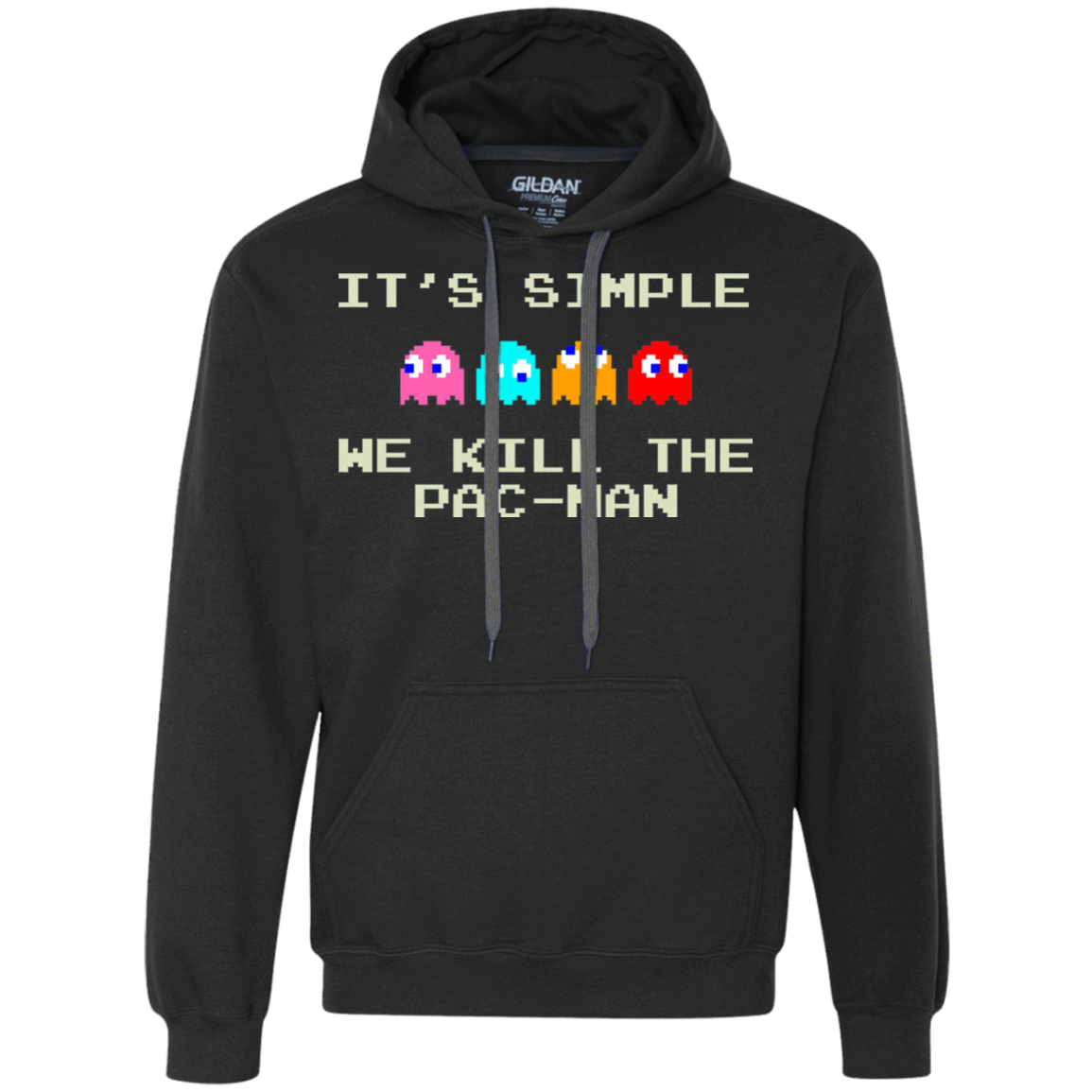 Sweatshirts Black / S Pacmanok Premium Fleece Hoodie