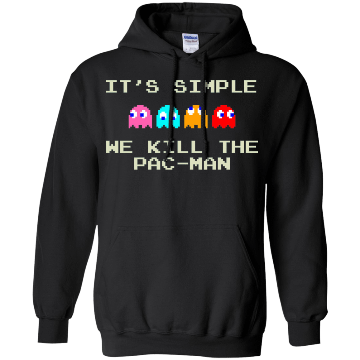 Sweatshirts Black / S Pacmanok Pullover Hoodie