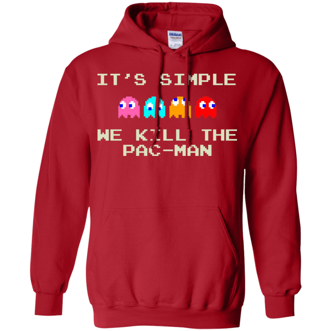 Sweatshirts Red / S Pacmanok Pullover Hoodie