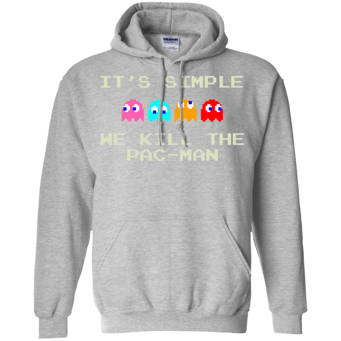 Sweatshirts Sport Grey / S Pacmanok Pullover Hoodie