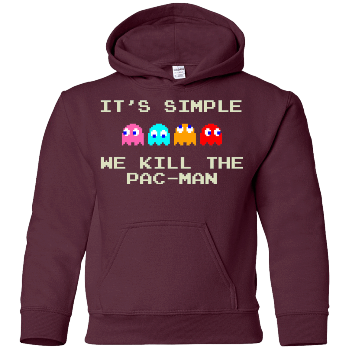 Sweatshirts Maroon / YS Pacmanok Youth Hoodie