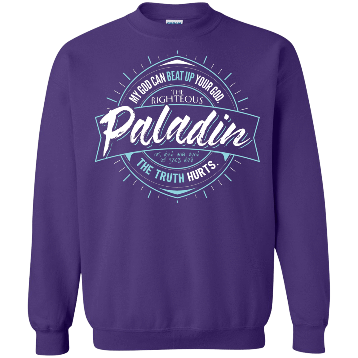 Sweatshirts Purple / S Paladin Crewneck Sweatshirt