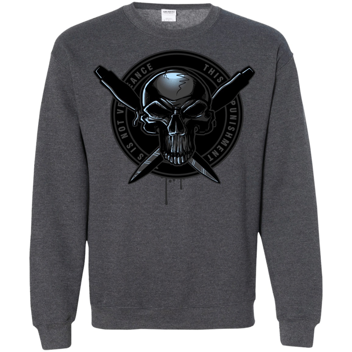 Sweatshirts Dark Heather / S Pale Rider Crewneck Sweatshirt
