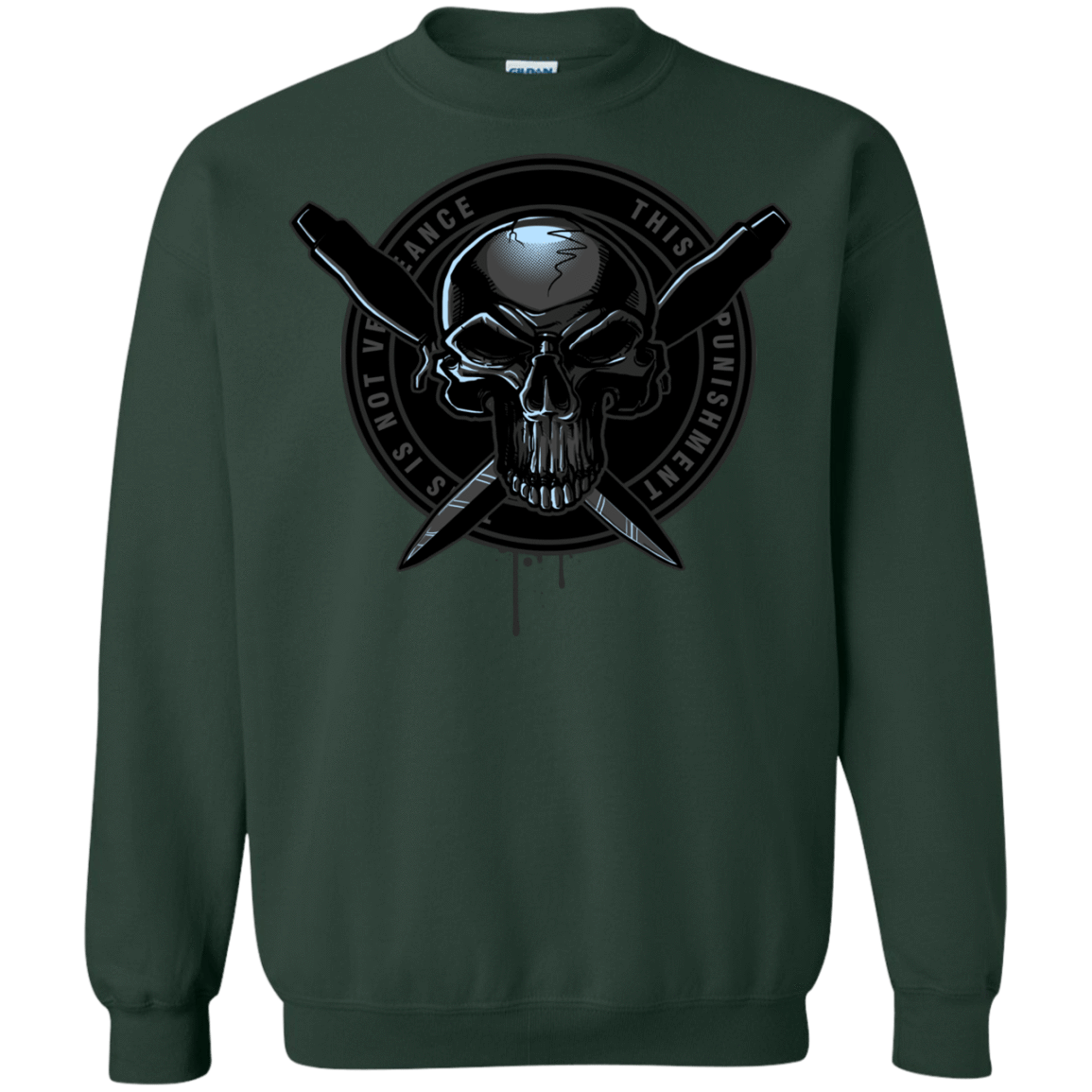 Sweatshirts Forest Green / S Pale Rider Crewneck Sweatshirt