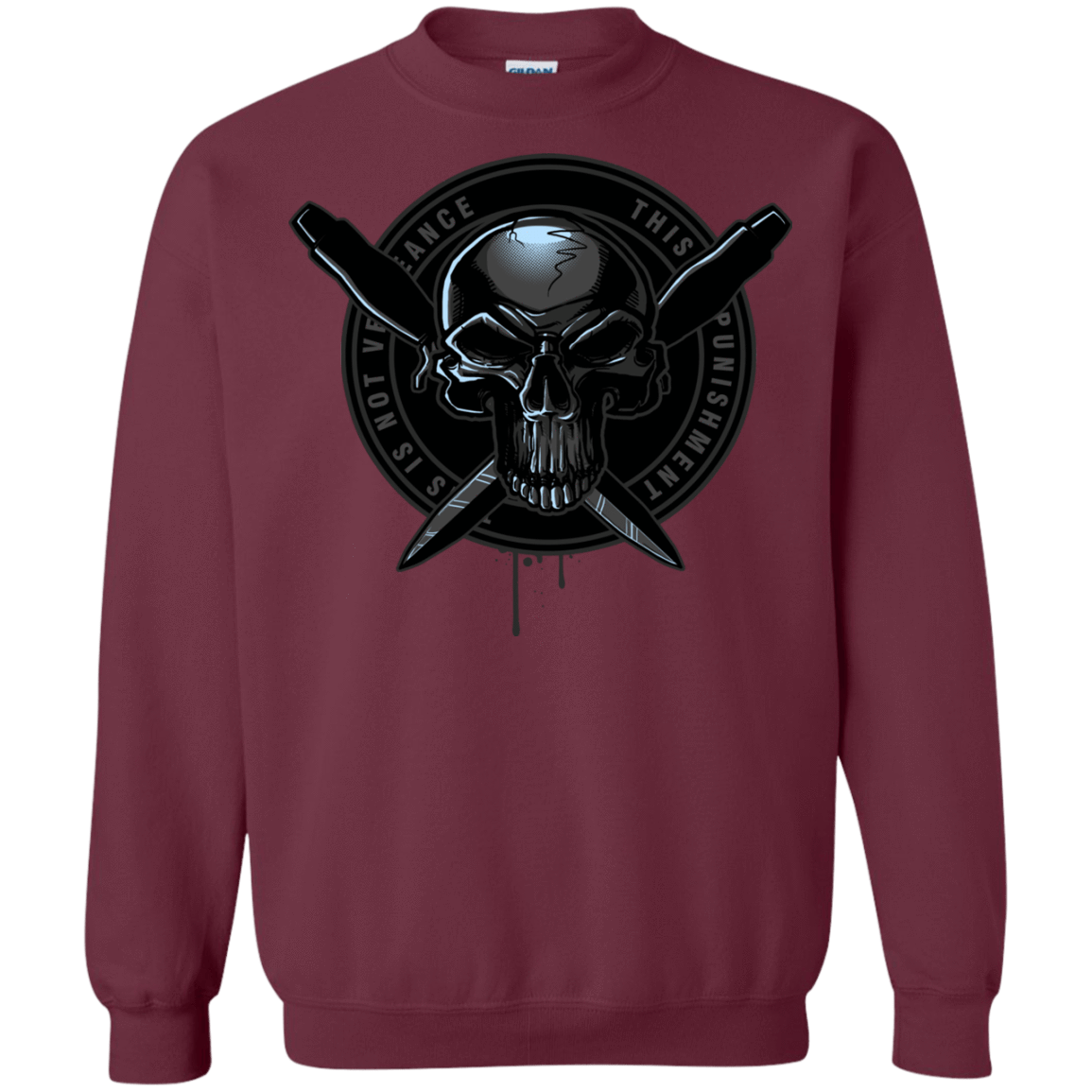 Sweatshirts Maroon / S Pale Rider Crewneck Sweatshirt