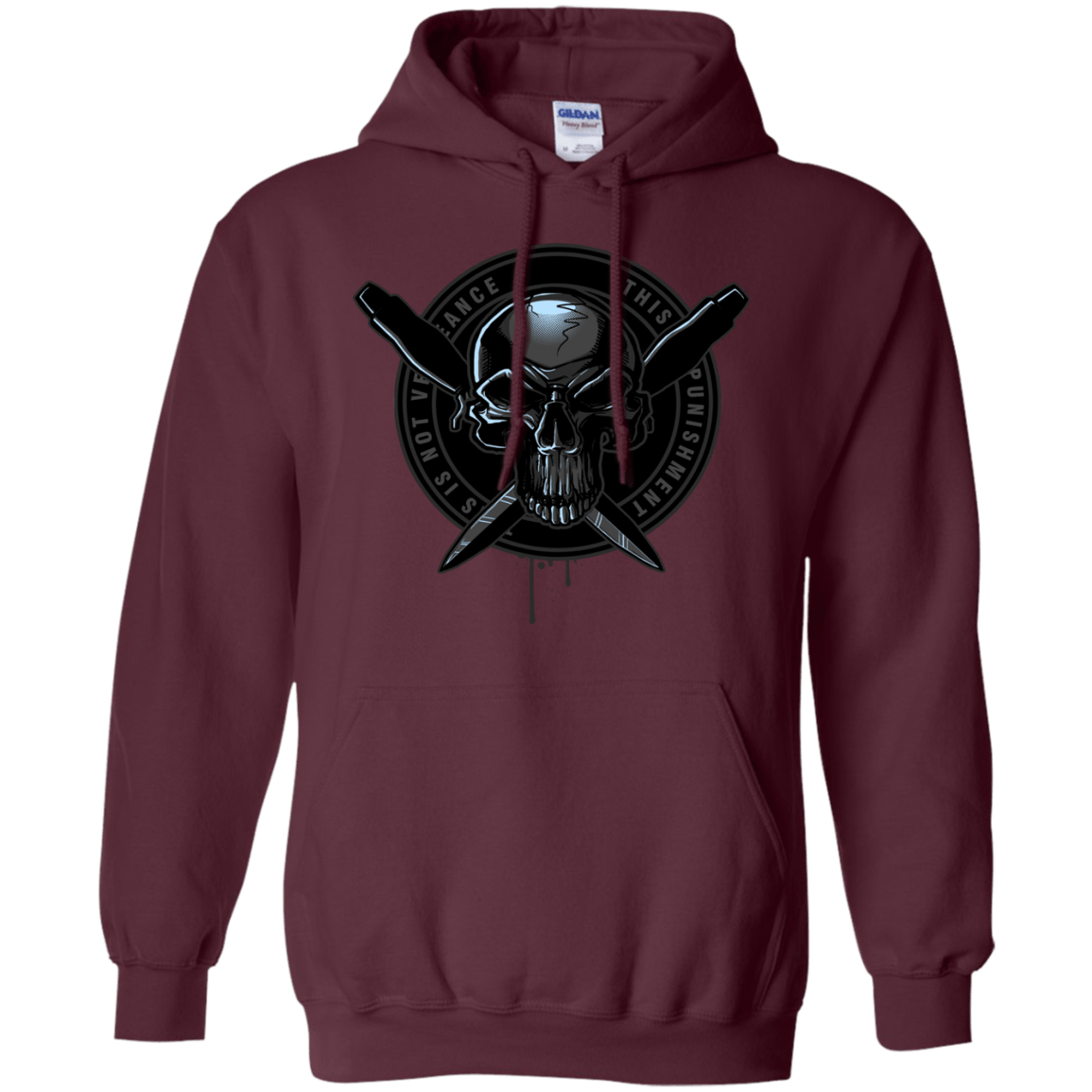 Sweatshirts Maroon / S Pale Rider Pullover Hoodie
