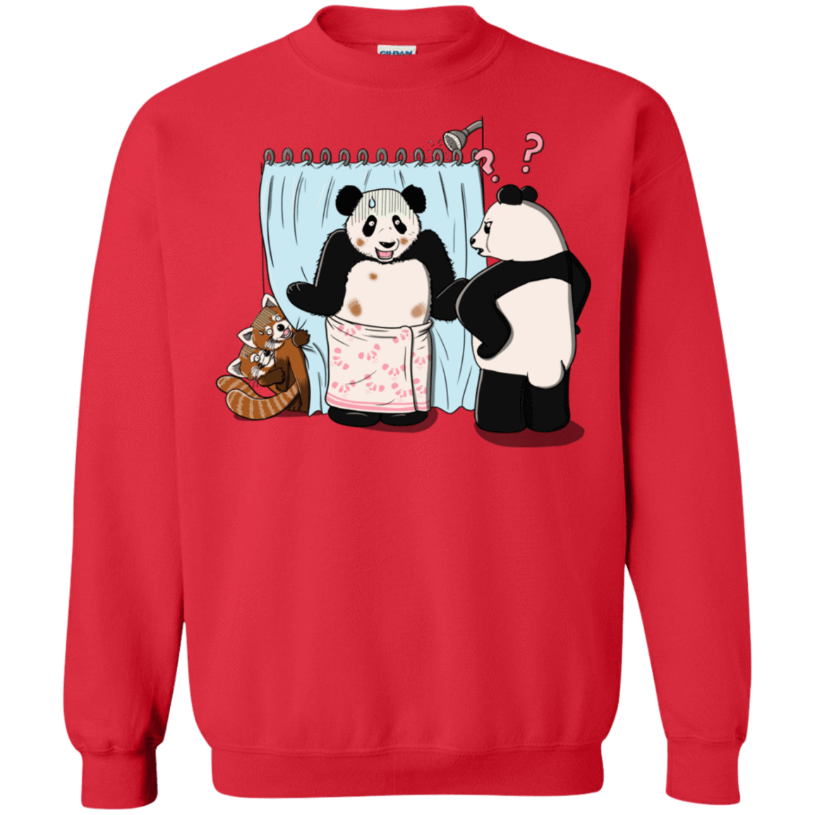 Sweatshirts Red / S Panda Infidelity Crewneck Sweatshirt