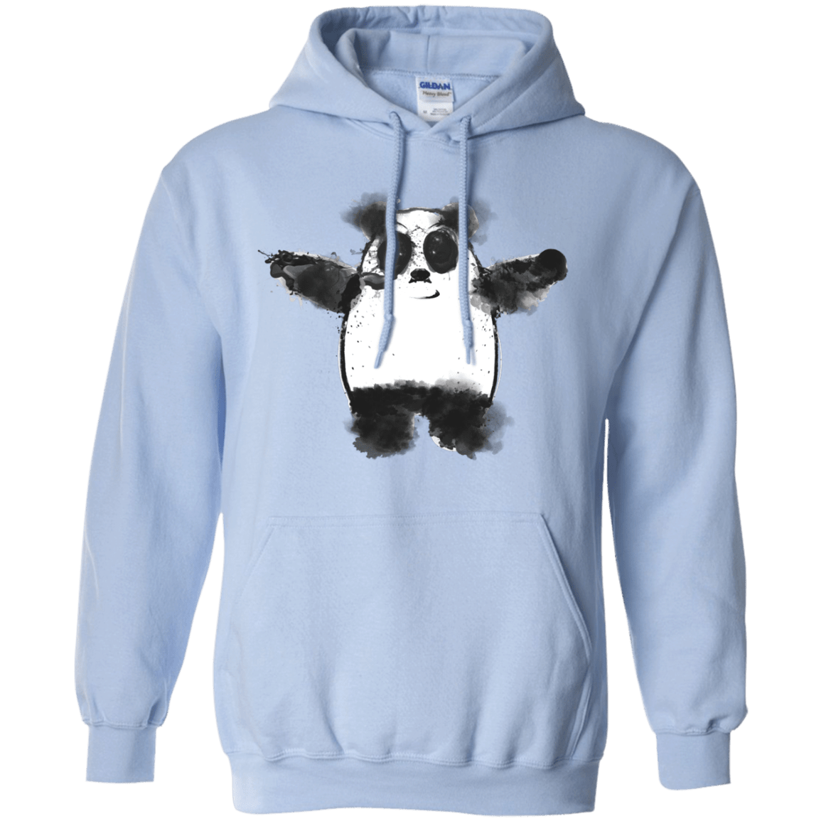 Sweatshirts Light Blue / S Panda Ink Pullover Hoodie