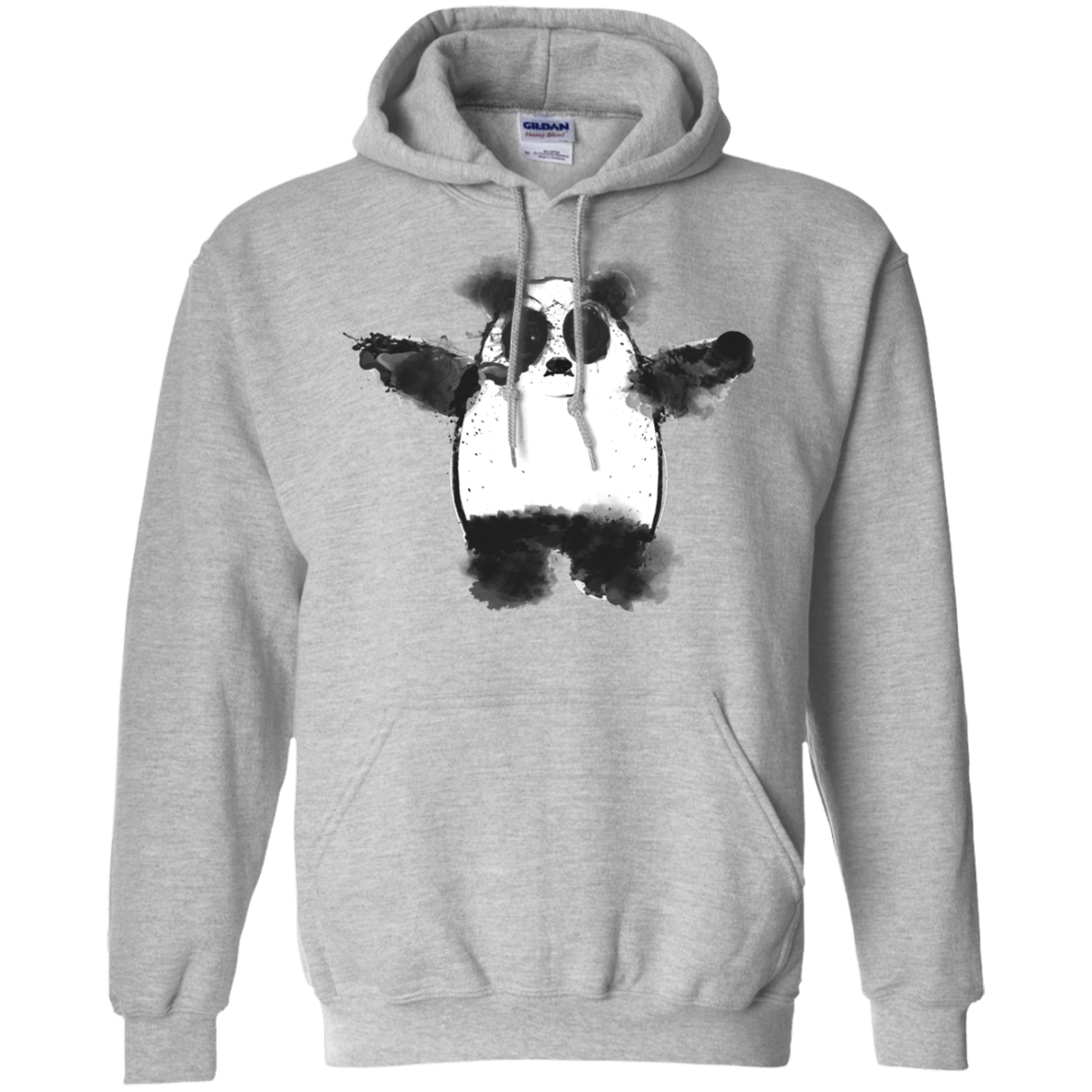 Sweatshirts Sport Grey / S Panda Ink Pullover Hoodie