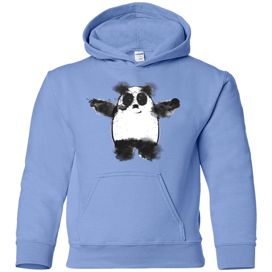 Sweatshirts Carolina Blue / YS Panda Ink Youth Hoodie