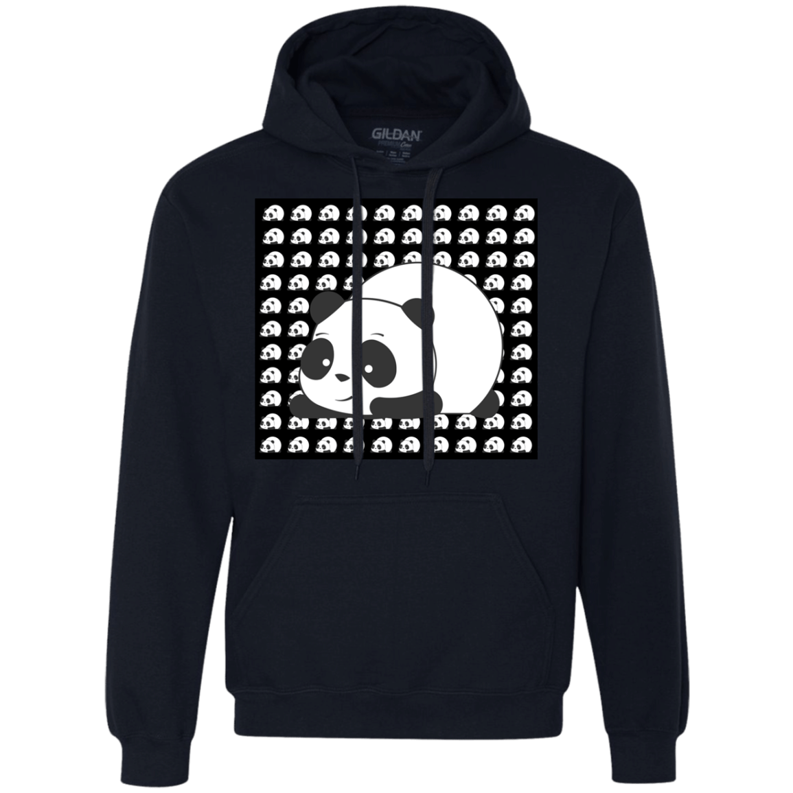 Sweatshirts Navy / S Panda Premium Fleece Hoodie