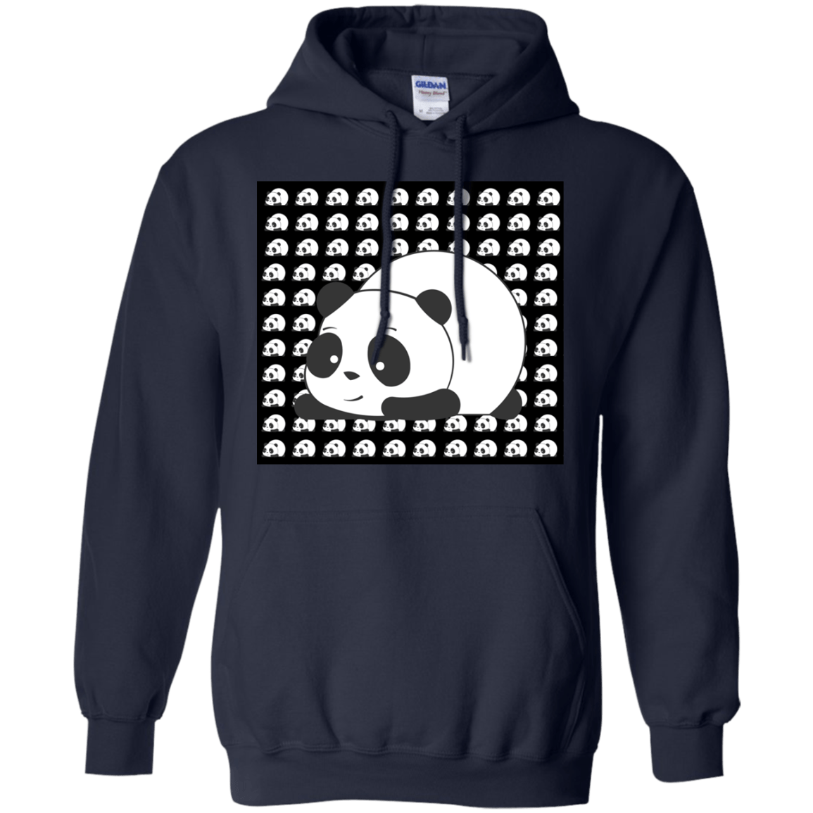 Sweatshirts Navy / S Panda Pullover Hoodie