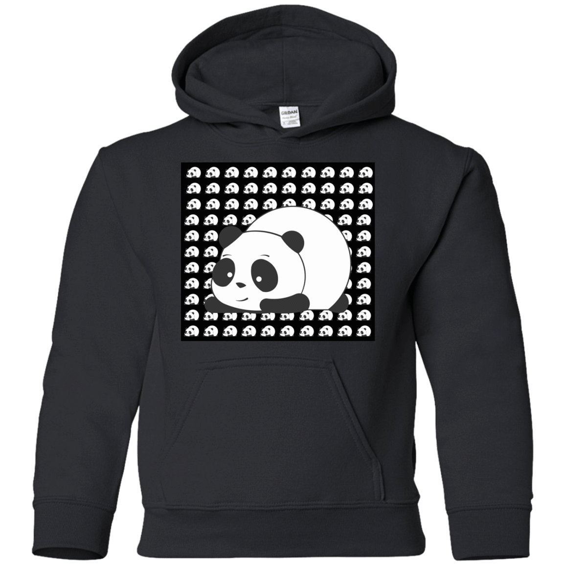 Sweatshirts Black / YS Panda Youth Hoodie