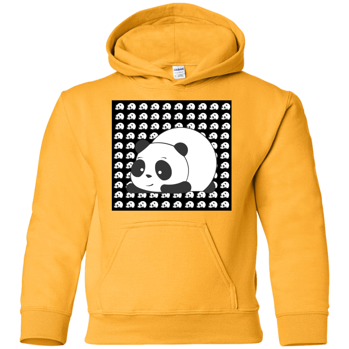 Sweatshirts Gold / YS Panda Youth Hoodie
