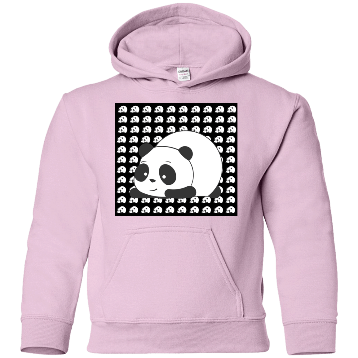 Sweatshirts Light Pink / YS Panda Youth Hoodie