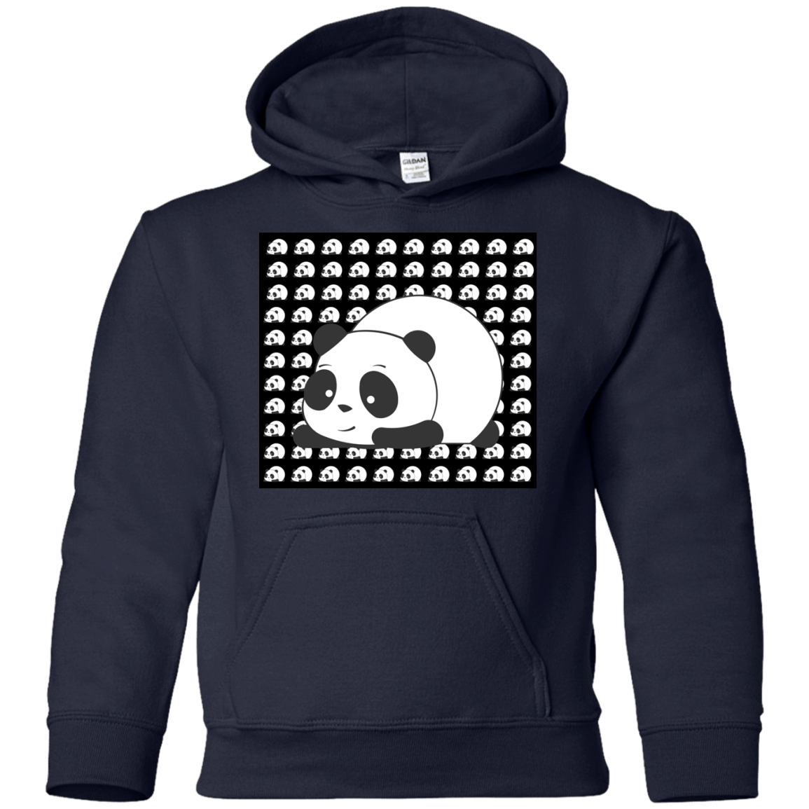 Sweatshirts Navy / YS Panda Youth Hoodie