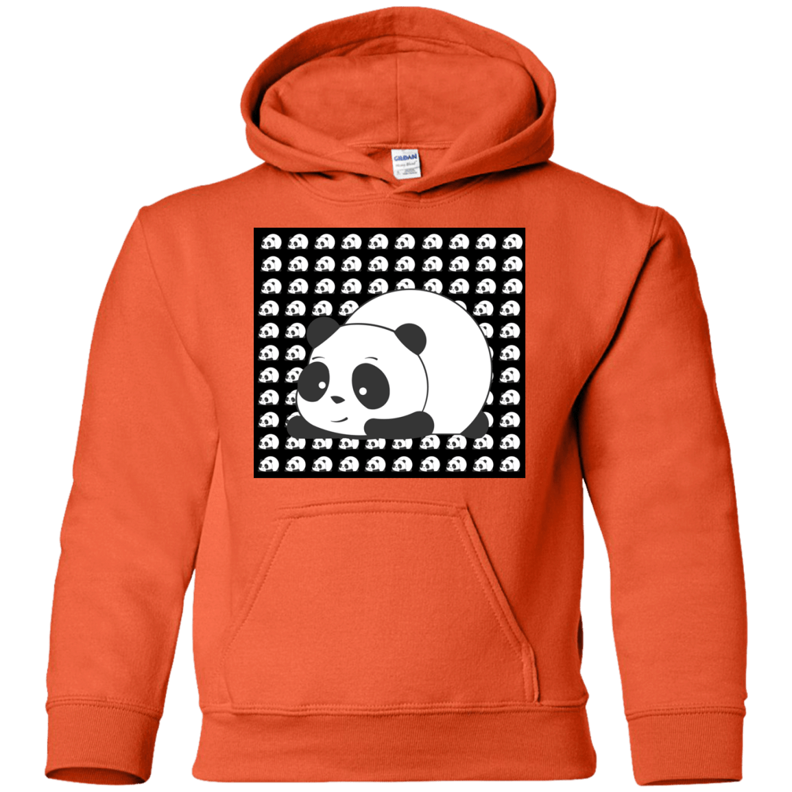 Sweatshirts Orange / YS Panda Youth Hoodie
