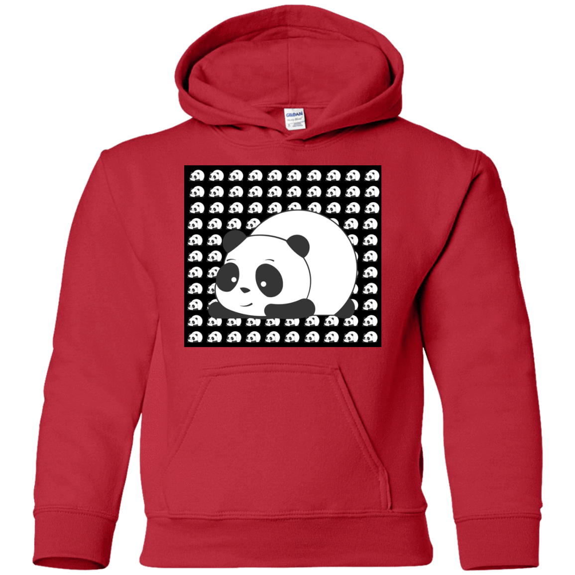 Sweatshirts Red / YS Panda Youth Hoodie
