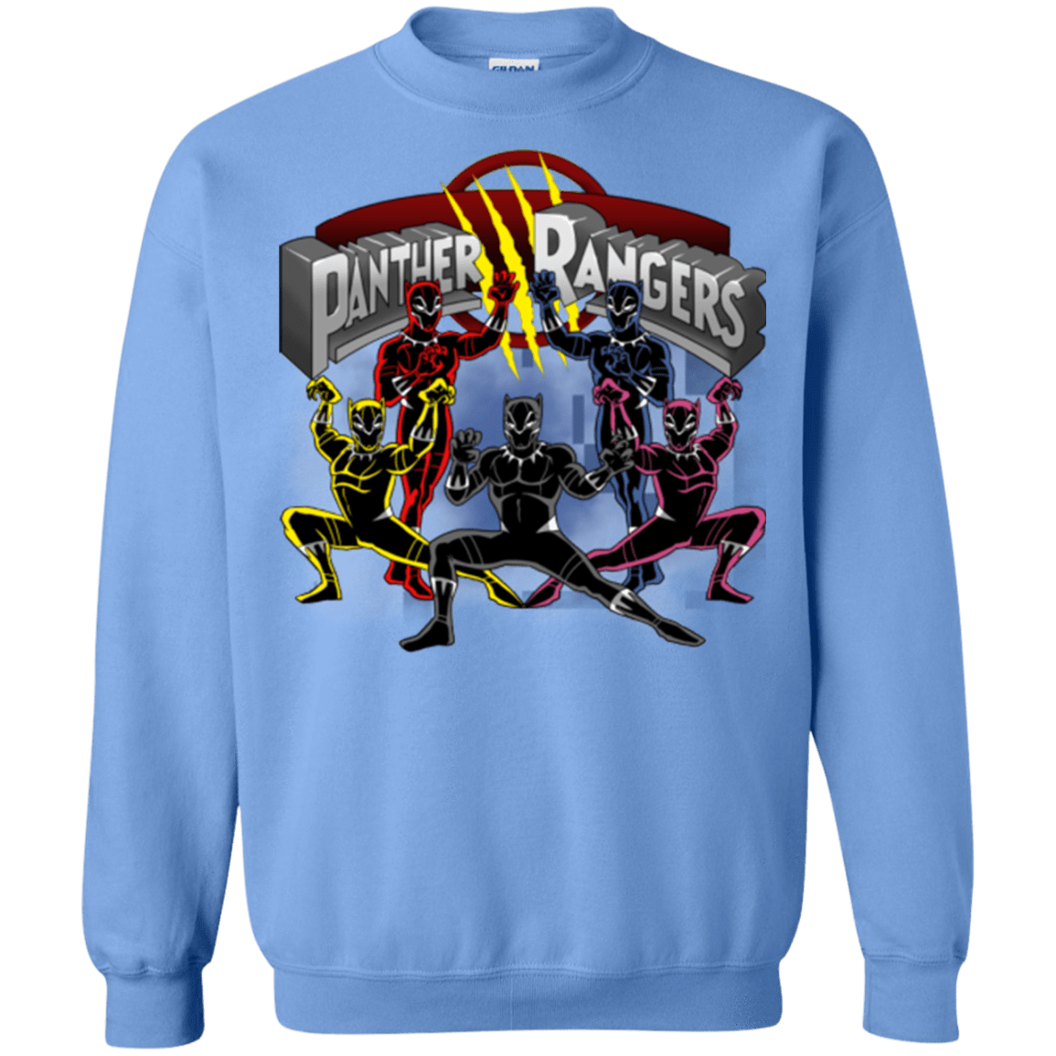 Sweatshirts Carolina Blue / Small Panther Rangers Crewneck Sweatshirt