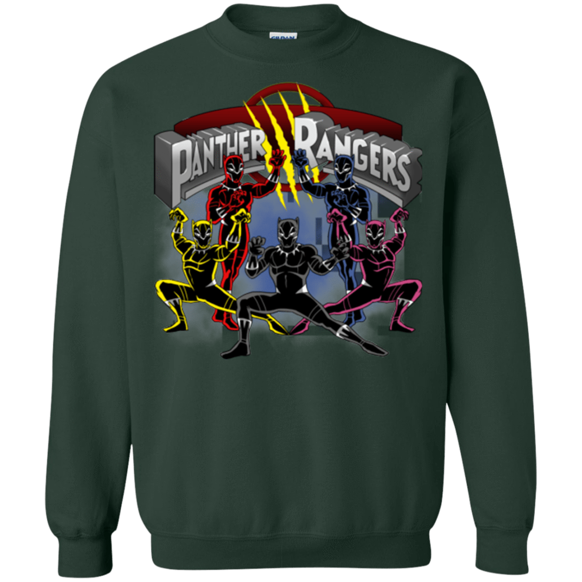 Sweatshirts Forest Green / Small Panther Rangers Crewneck Sweatshirt