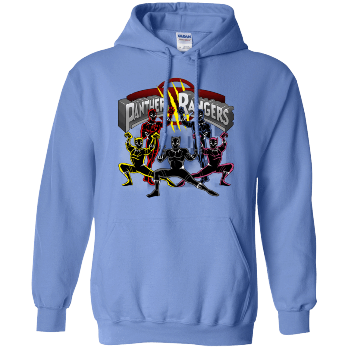 Sweatshirts Carolina Blue / Small Panther Rangers Pullover Hoodie