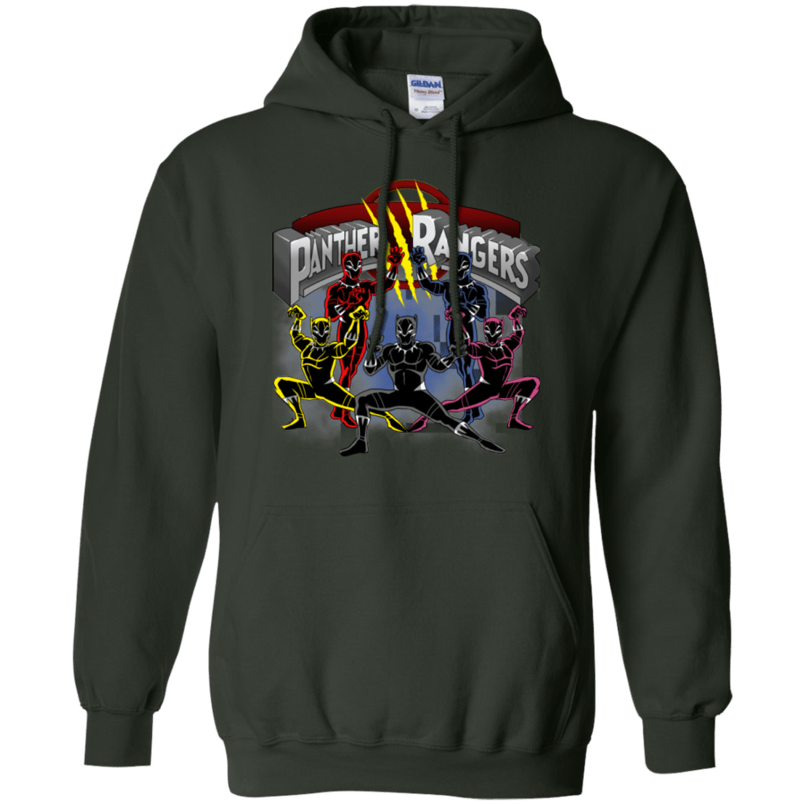 Sweatshirts Forest Green / Small Panther Rangers Pullover Hoodie