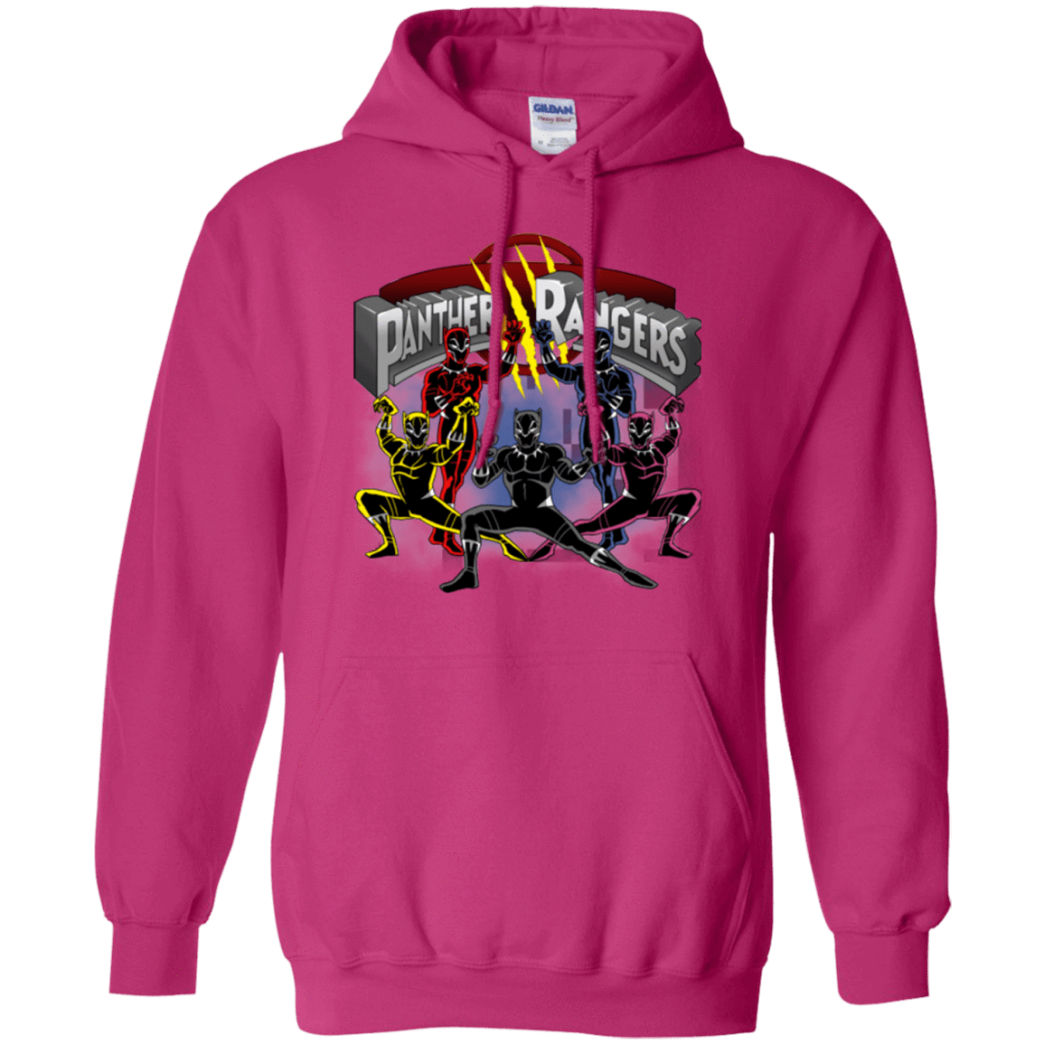 Sweatshirts Heliconia / Small Panther Rangers Pullover Hoodie