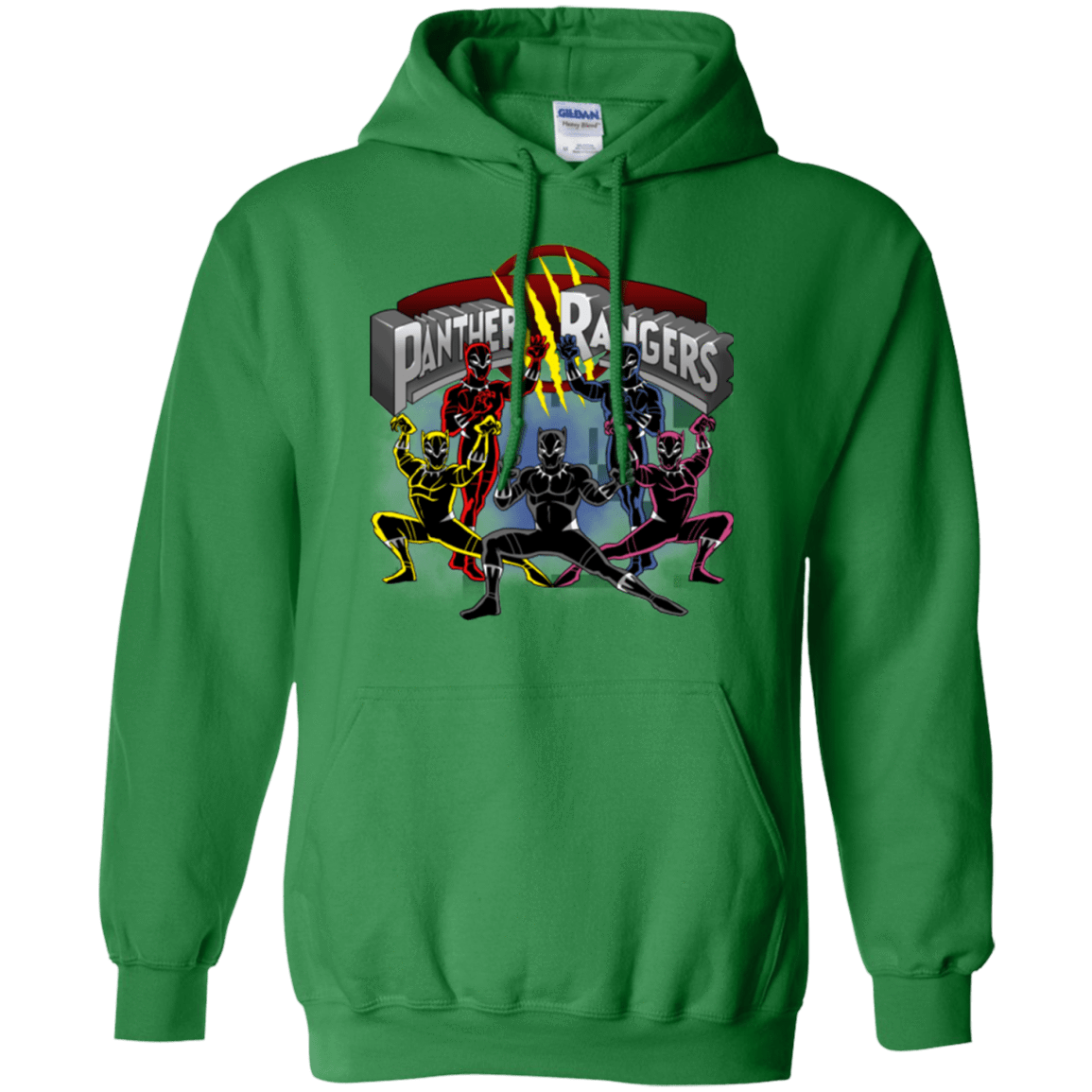 Sweatshirts Irish Green / Small Panther Rangers Pullover Hoodie