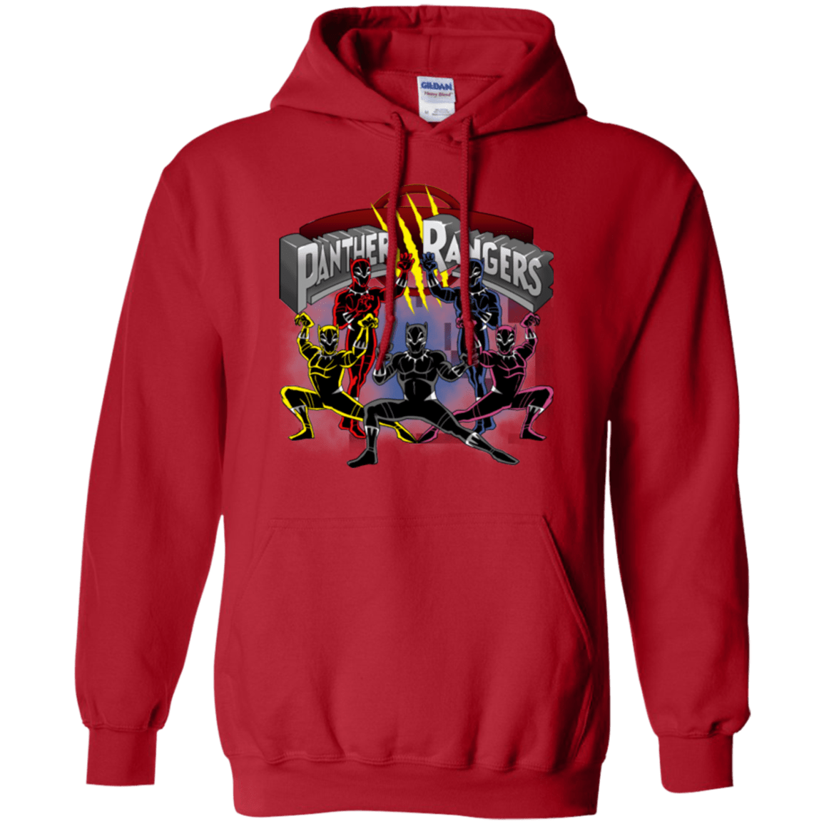 Sweatshirts Red / Small Panther Rangers Pullover Hoodie