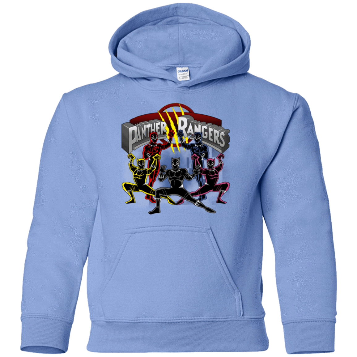 Sweatshirts Carolina Blue / YS Panther Rangers Youth Hoodie