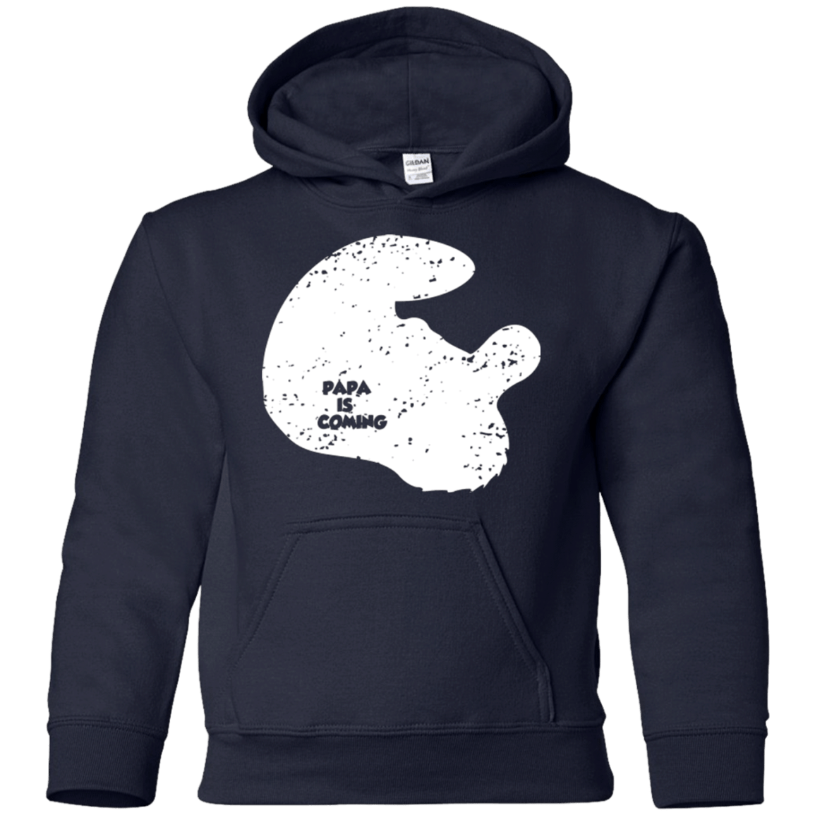 Sweatshirts Navy / YS Papa Is Coming Youth Hoodie