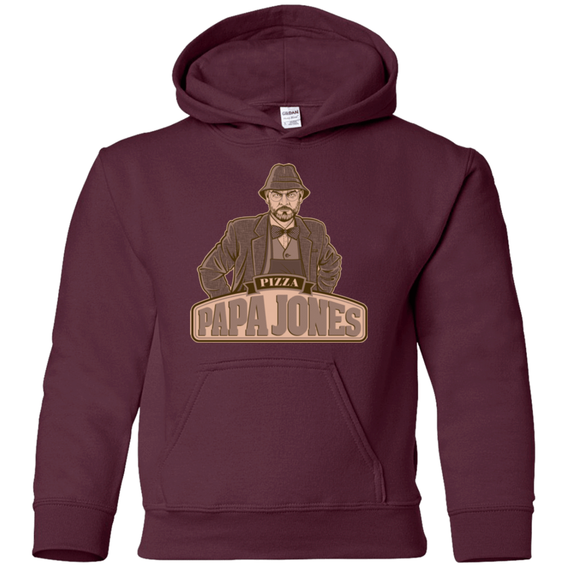 Sweatshirts Maroon / YS Papa Jones Youth Hoodie