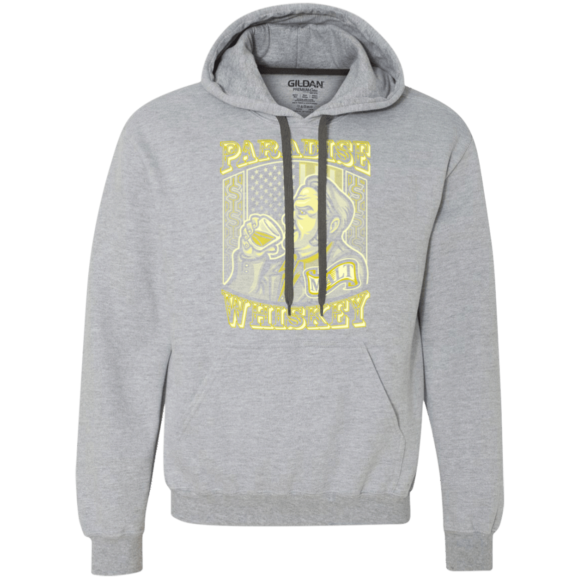 Sweatshirts Sport Grey / Small Paradise Whiskey Premium Fleece Hoodie
