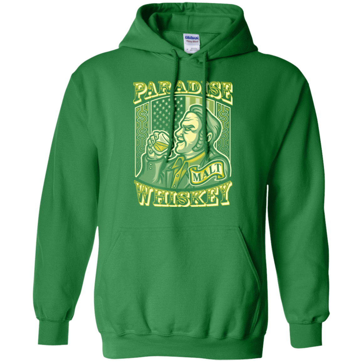 Sweatshirts Irish Green / Small Paradise Whiskey Pullover Hoodie